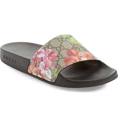 gucci slides women bloom|gucci slides women nordstrom.